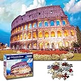 Universal Castle - Landmark Jigsaw Puzzle 1000 Piezas Paisaje Puzzle Para Adultos y Niños Mayores de 14 Años (Colosseum, Rome)