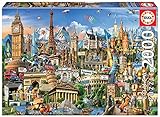 Educa - Símbolos de Europa Puzzle, 2000 Piezas, Multicolor (17697)