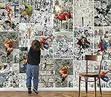 Фотошпалери Marvel Comics на стіну дитячої кімнати 350х245 см