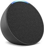 Ekko Pop | Smart Bluetooth-højttaler med kraftfuld og kompakt lyd Alexa | Antracit