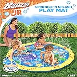 BANZAI Piscina Infantil para jardín 14663 diámetro 137 cm, con aspersor Splash Play Mat
