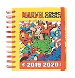 Agenda escolar 2019/2020 día página M Marvel