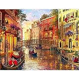 N+A Puzzles para Adultos 1000 Piezas Puzzle Paisaje Puzzle Venecia Romántica Puzzle para Niños Descompresión y Regalo