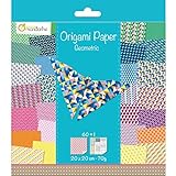 Avenue Mandarine - Papeles para origami geométrico, multicolor