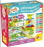 Liscianigiochi - Carotina Baby Colección de 10 juegos educativos para niños a partir de 2 años - Colores, números, formas, memoria, Lógica y mucho más (80243)