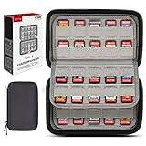 sisma Case for 80 Switch Games - Hard Case Compatible with Nintendo Switch Games and SD Cards - Storage Bag to Organize and Store Cartridges Game