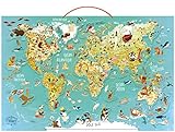 Vilac - Puzzle Mapa del Mundo. Fantástico magnético (2720)