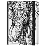 caseable - Funda para Kindle y Kindle Paperwhite, diseño 'Ornate Elephant'