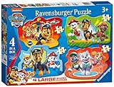 Ravensburger - Puzzle Paw Patrol, Colección Puzzle Shaped 4 in a box, 4 Puzzle de 10, 12, 14, 16 Piezas, Puzzle para Niños, Edad Recomendada 3+ Años