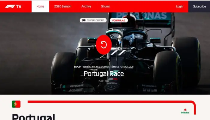 Dostęp do F1 TV i F1 TV