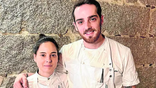Lydia del Olmo y Xose Magalhaes.  Restaurante Ceibe, Ourense