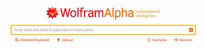 Wolfram Alpha的