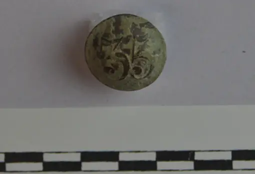 Button of regimento de la epoca del Empecinado