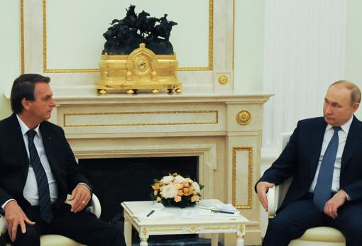 Putin recibió a Bolsonaro en el Kremlin a mediados de febrero