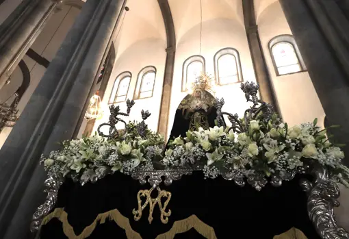 El trono de la Virgen de Candelaria ya está prácticamente listo