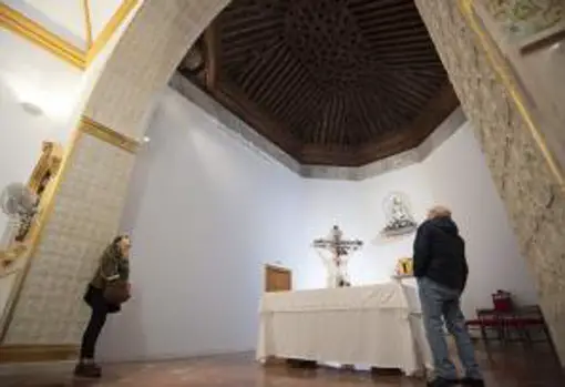 Artesonado mudéjar en la iglesia de Santa María la Blanca de Canillejas