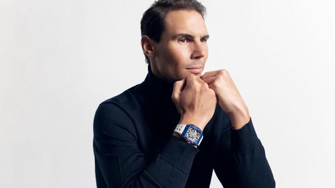 Ilay mpilalao tennis dia miara-milalao miaraka amin'i Richard Mille RM 35-03 Automatic Rafael Nadal