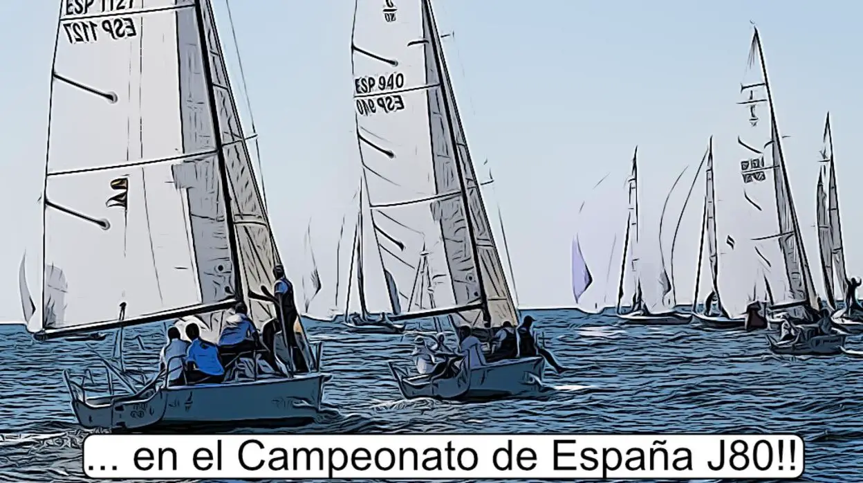 स्पॅनिश J80 चॅम्पियनशिपच्या शीर्ष स्थानांवर फिरणे