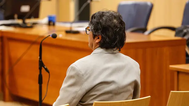 Imatge de Luis Eduardo Ramírez Icardi presa penjant el judici