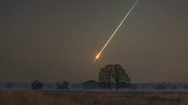 El asteroide 2023 CX1, fotografiado en los cielos azules y en los Bajos Países