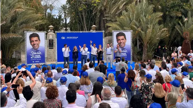 Presentación de candidatos populares para las elecciones de la provincia de Alicante, celebrada este domingo en Elche